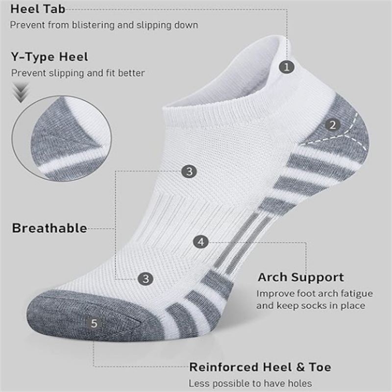 Cushioned Breathable Ankle Ath - Ankle Sock Low Cut ulasan dan harga