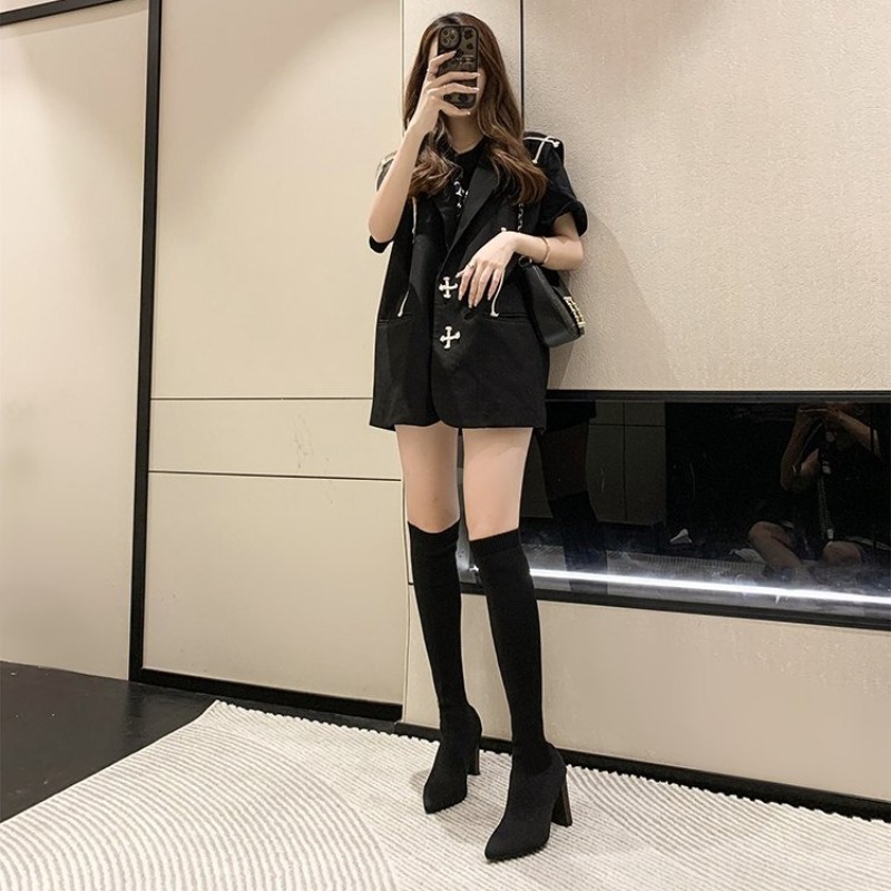 Women Over The Knee Boots Poin - Knee High Sock Women ulasan dan harga
