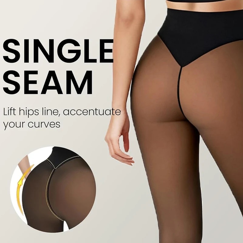 One Seam Fleece Lined Tights S - Tights Pantyhose Sheer ulasan dan harga