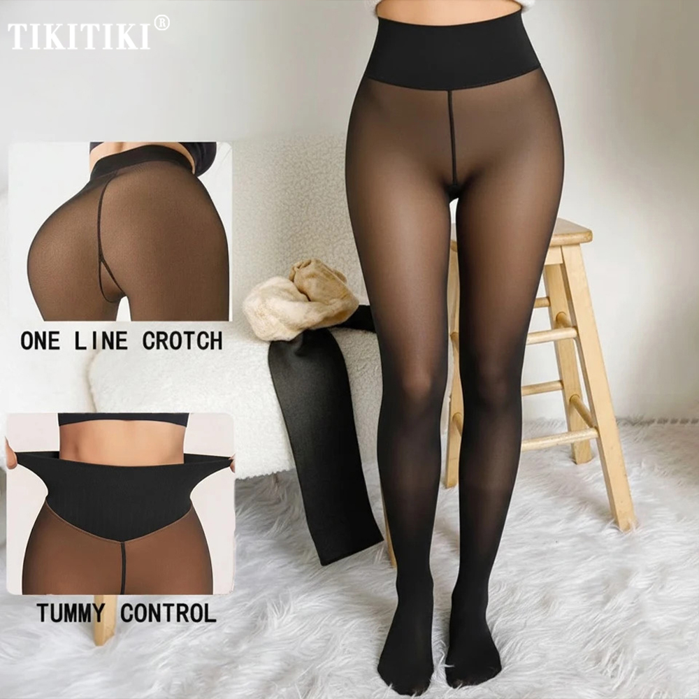 One Seam Fleece Lined Tights W - Tights Pantyhose Sheer ulasan dan harga