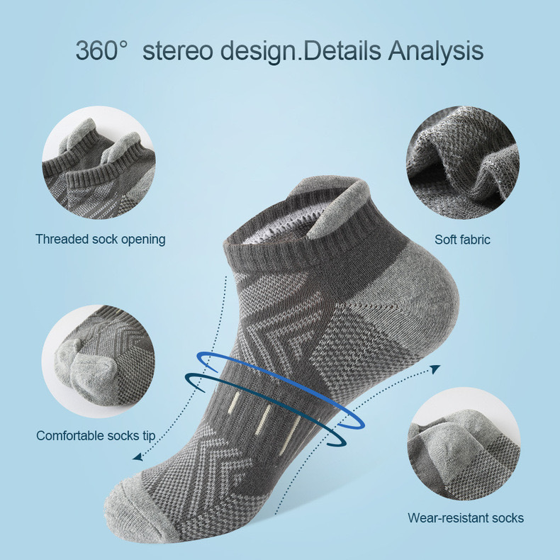 6Pairs Low Cut Cushioned Athle - Ankle Sock Low Cut ulasan dan harga